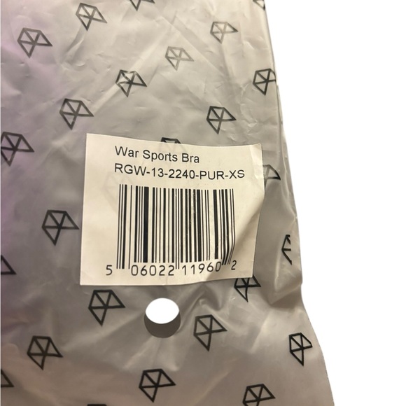 RAWGEAR War Sports Bra | Purple | Strappy Back | NWT | Various Sizes - Picture 4 of 7